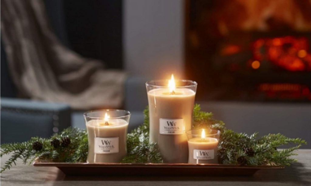woodwick crackle candles