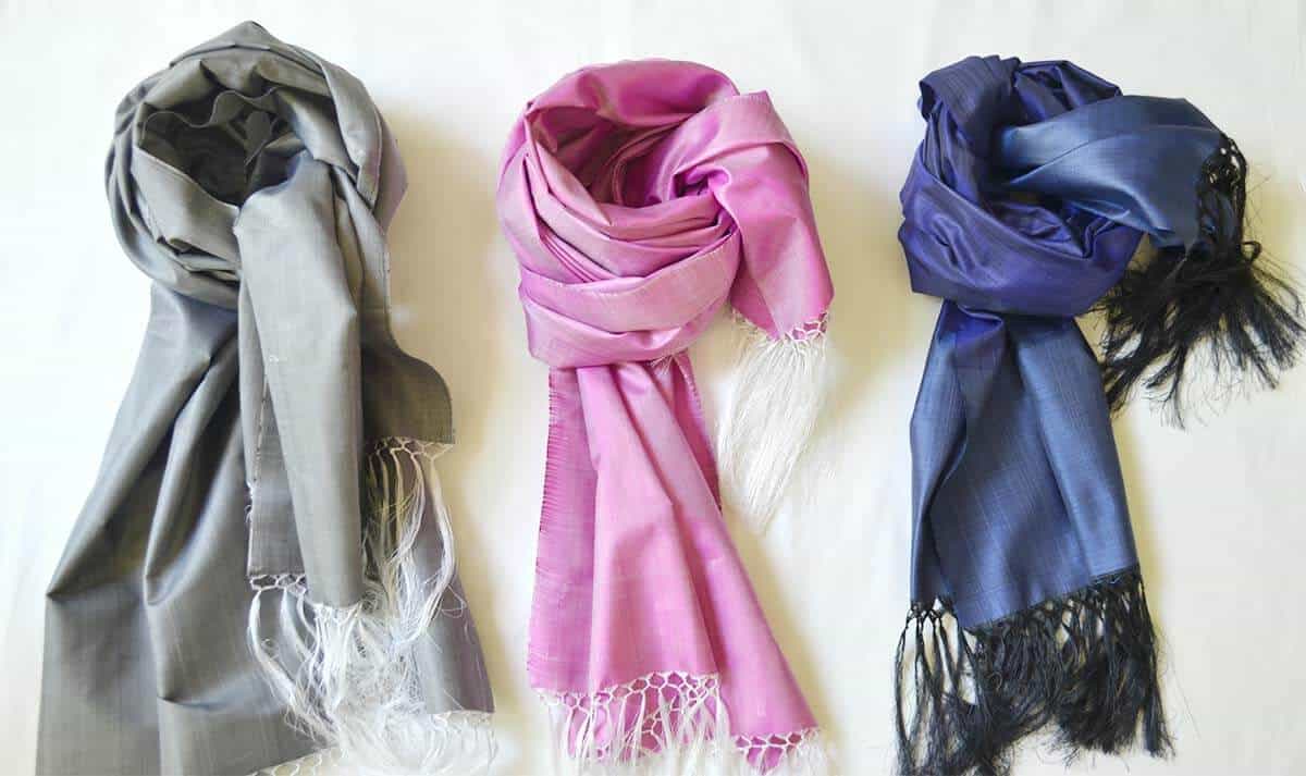 silk scarves