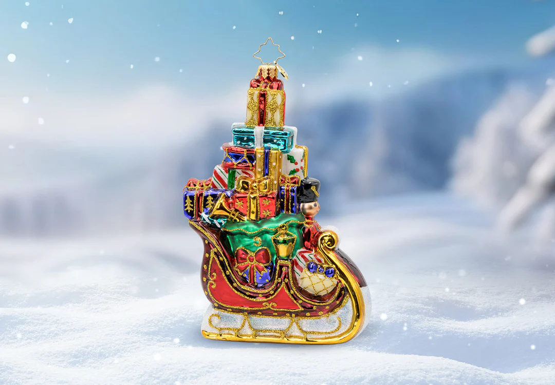 Seasonal decorating ideas using Christopher Radko glass ornaments collections